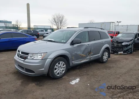 2016 Dodge Journey Se from USA, damaged, VIN 3C4PDDAG0GT124949